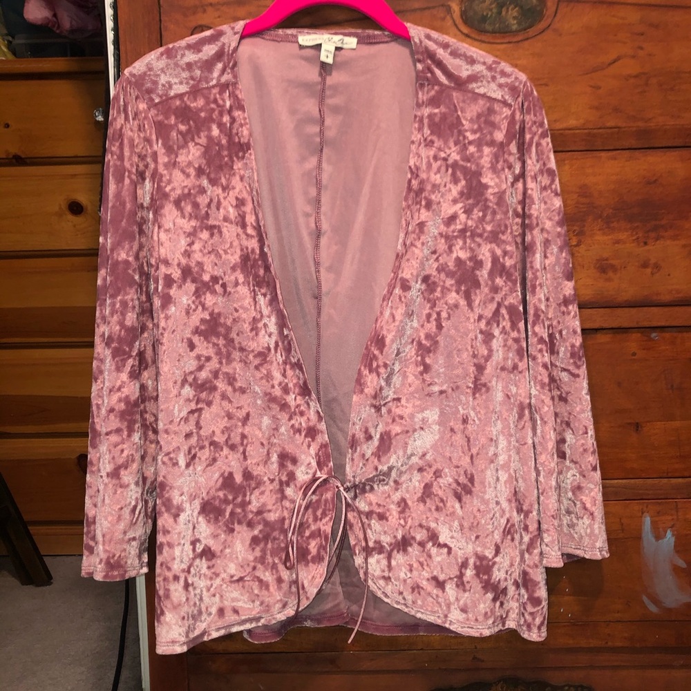 Express velvet blazer Large